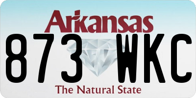 AR license plate 873WKC