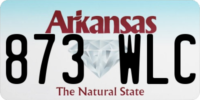 AR license plate 873WLC