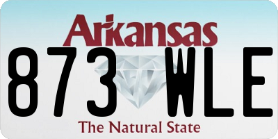 AR license plate 873WLE