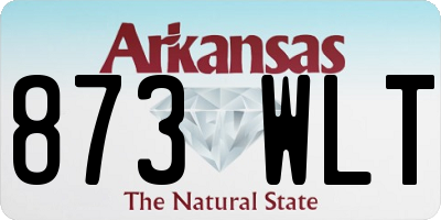 AR license plate 873WLT