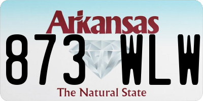 AR license plate 873WLW