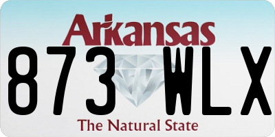 AR license plate 873WLX