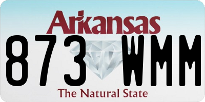 AR license plate 873WMM