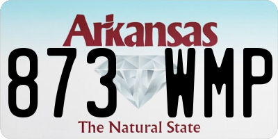 AR license plate 873WMP