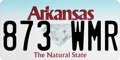 AR license plate 873WMR
