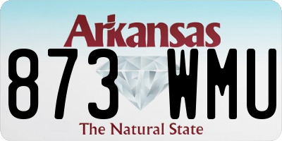 AR license plate 873WMU