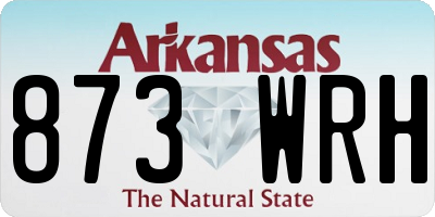 AR license plate 873WRH