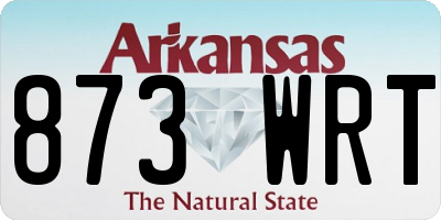 AR license plate 873WRT