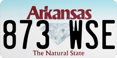 AR license plate 873WSE