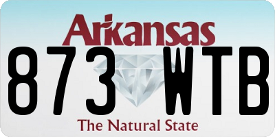 AR license plate 873WTB
