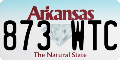 AR license plate 873WTC