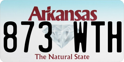 AR license plate 873WTH