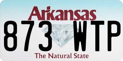 AR license plate 873WTP