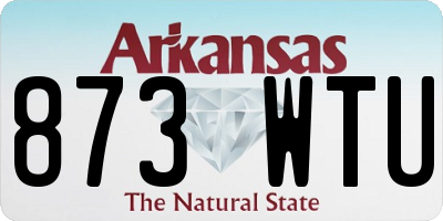 AR license plate 873WTU