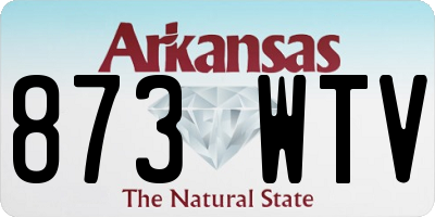 AR license plate 873WTV