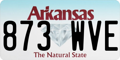 AR license plate 873WVE