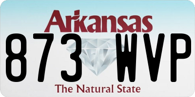 AR license plate 873WVP
