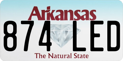 AR license plate 874LED