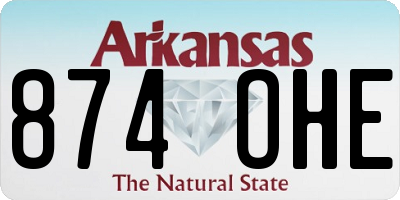 AR license plate 874OHE