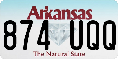 AR license plate 874UQQ