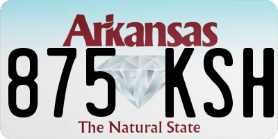 AR license plate 875KSH