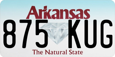 AR license plate 875KUG