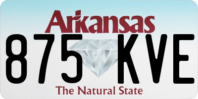 AR license plate 875KVE