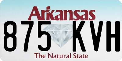 AR license plate 875KVH