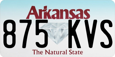 AR license plate 875KVS
