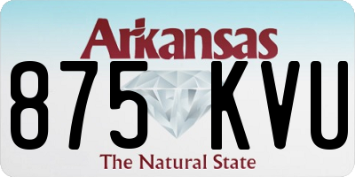 AR license plate 875KVU