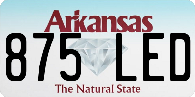 AR license plate 875LED