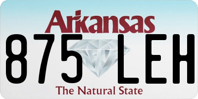 AR license plate 875LEH