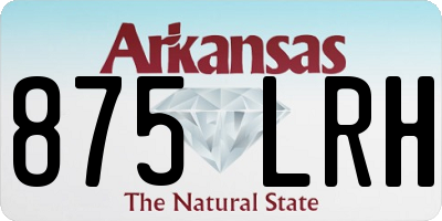 AR license plate 875LRH