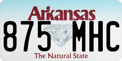 AR license plate 875MHC