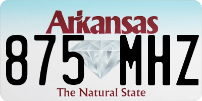 AR license plate 875MHZ