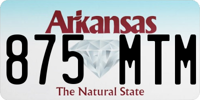 AR license plate 875MTM