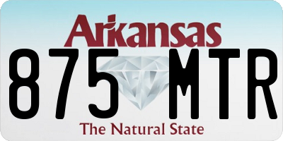 AR license plate 875MTR
