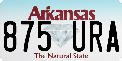 AR license plate 875URA