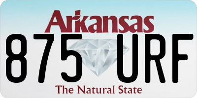 AR license plate 875URF
