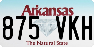 AR license plate 875VKH