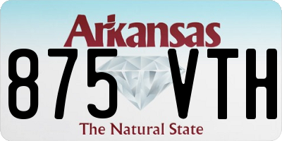 AR license plate 875VTH