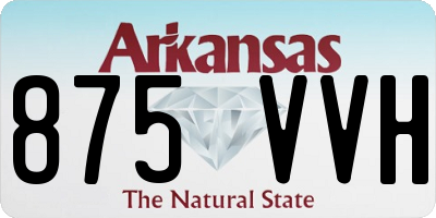AR license plate 875VVH