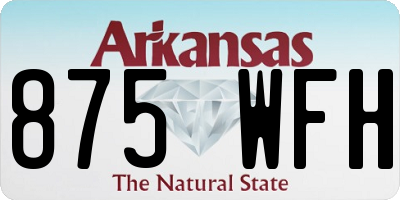 AR license plate 875WFH