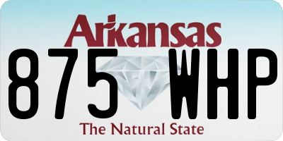 AR license plate 875WHP