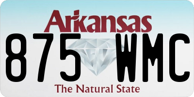AR license plate 875WMC
