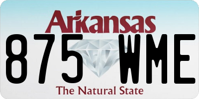 AR license plate 875WME
