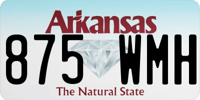 AR license plate 875WMH