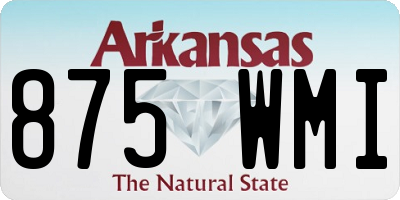 AR license plate 875WMI