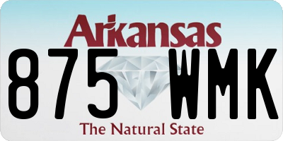 AR license plate 875WMK
