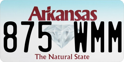 AR license plate 875WMM